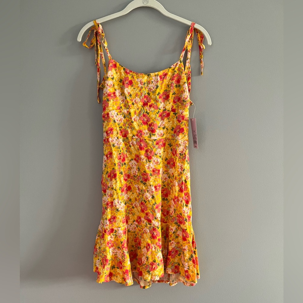 Yellow Floral Sundress